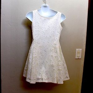 Lacy off white dress